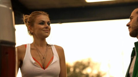 Serinda Swan - Hot Scenes in Graceland s02e02 (2014)