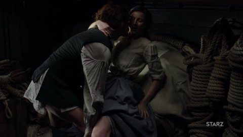 Caitriona Balfe - Hot Scenes in Outlander s03e09 (2017)