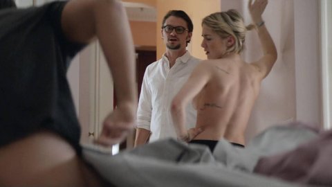 Ashley Benson, Addison Timlin - Hot Scenes in Chronically Metropolitan (2016)