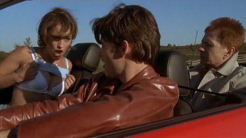 Amy Jo Johnson - Hot Scenes in Interstate 60 (2002)