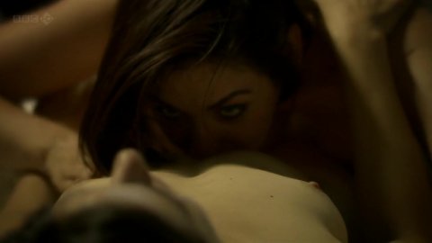 Natasha OKeeffe, Neve McIntosh - Hot Scenes in Lip Service s02e06 (2012)