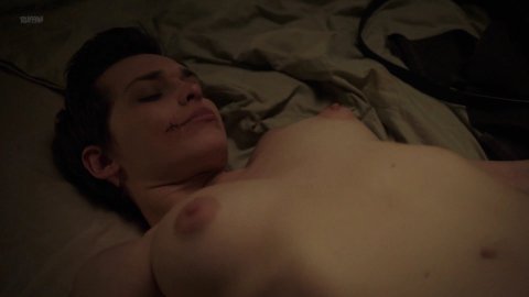 Sara Serraiocco, Nazanin Boniadi - Hot Scenes in Counterpart s01e04 (2018)