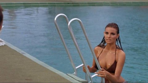 Raquel Welch, Christine Todd - Hot Scenes in Lady in Cement (1968)