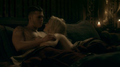 Alicia Agneson - Hot Scenes in Vikings s05e12 (2017)