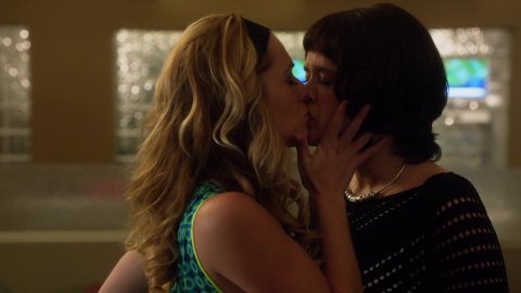 Natalie Hall, Brina Palencia - Hot Scenes in Star-Crossed s01e10 (2014)