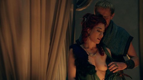 Jaime Murray - Hot Scenes in Spartacus s01e04 (2011)