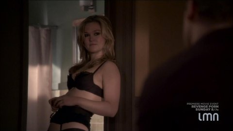 Julia Stiles - Hot Scenes in Blue s01e01-02 (2014)