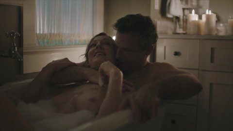 Judy Greer - Hot Scenes in Kidding s01e05 (2018)